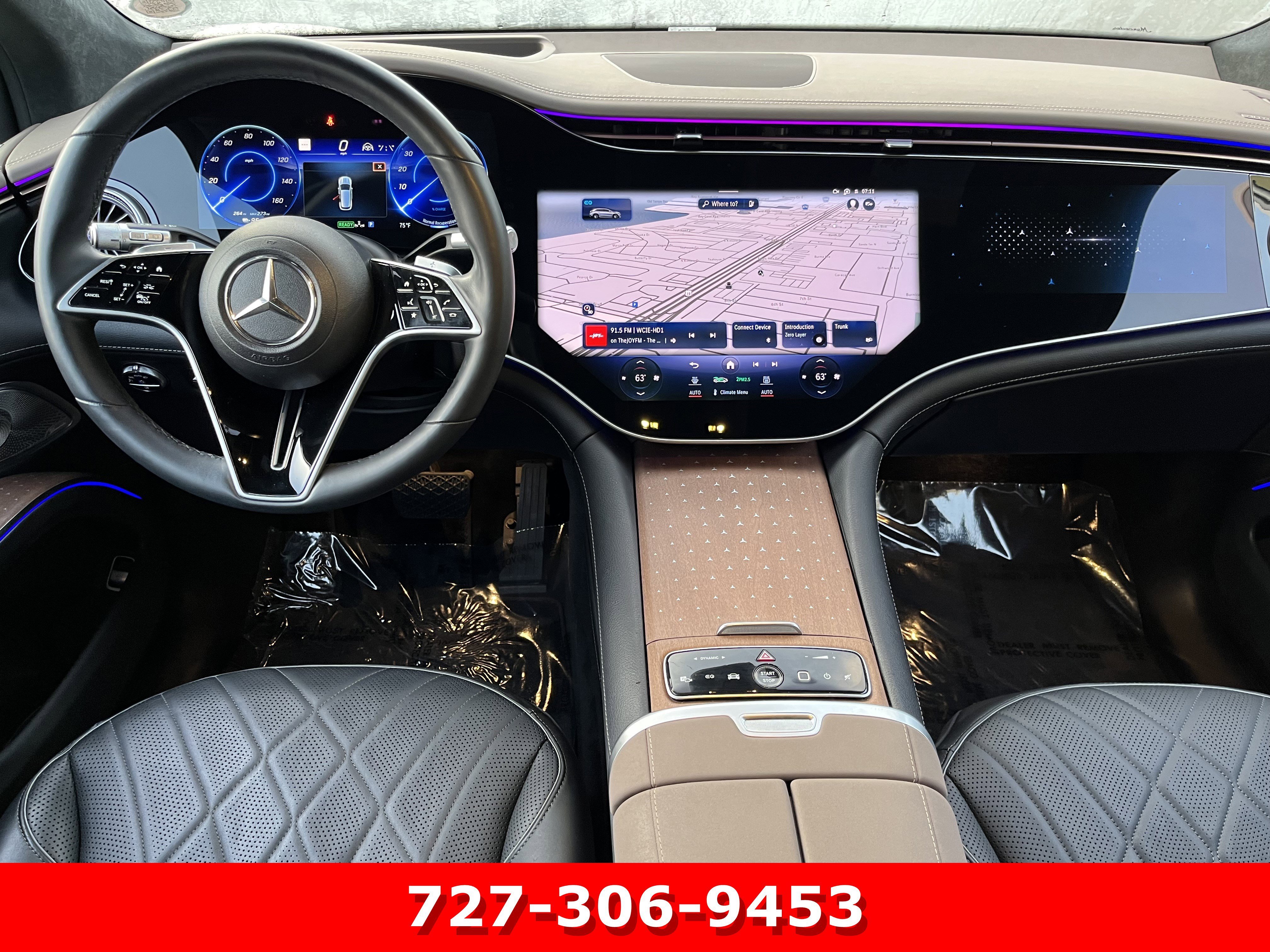 Certified Used 2023 Twilight Blue Metallic Mercedes-Benz EQS 580 image 19