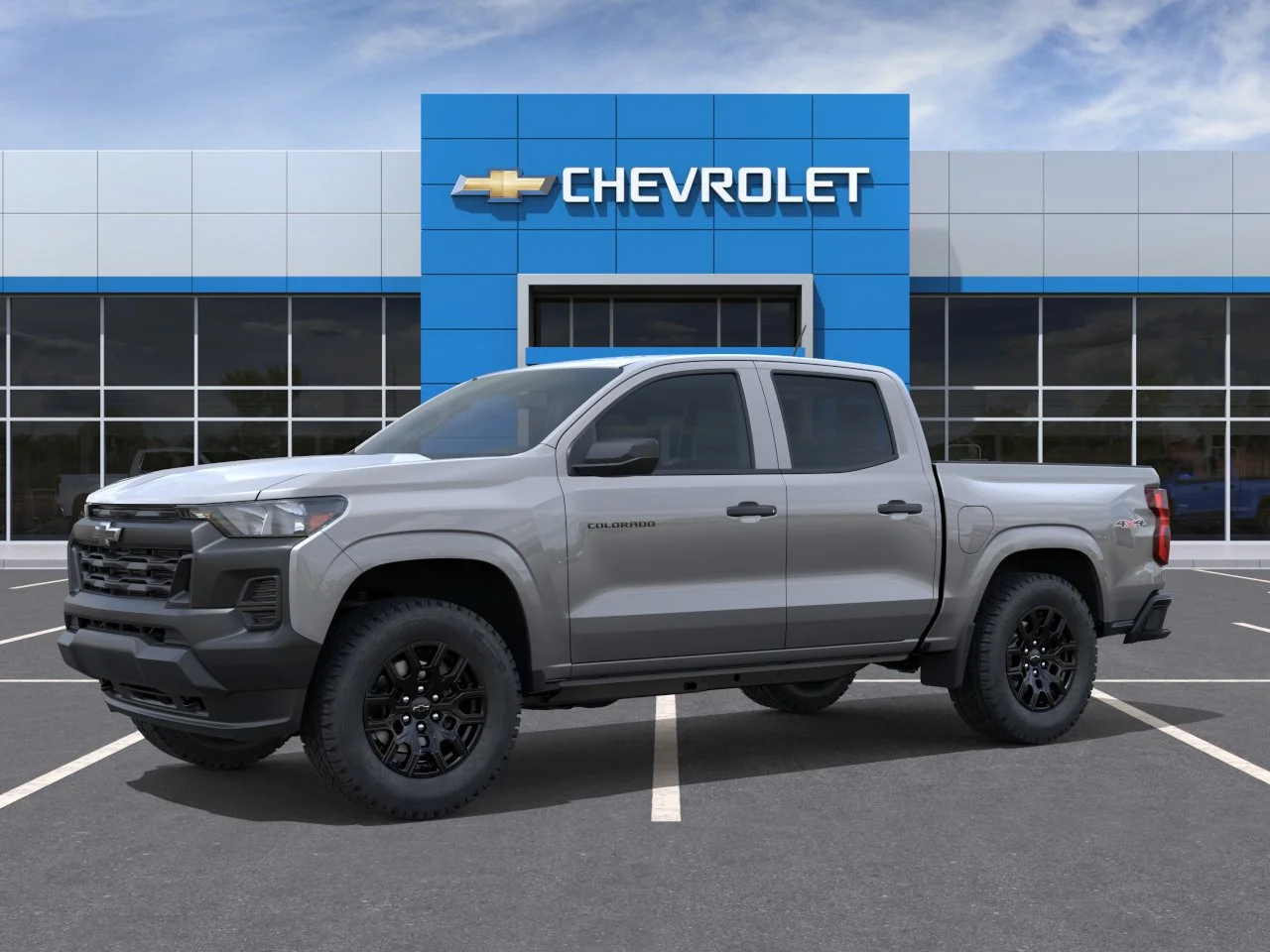 New 2026 Gray Chevrolet Work Truck image 2