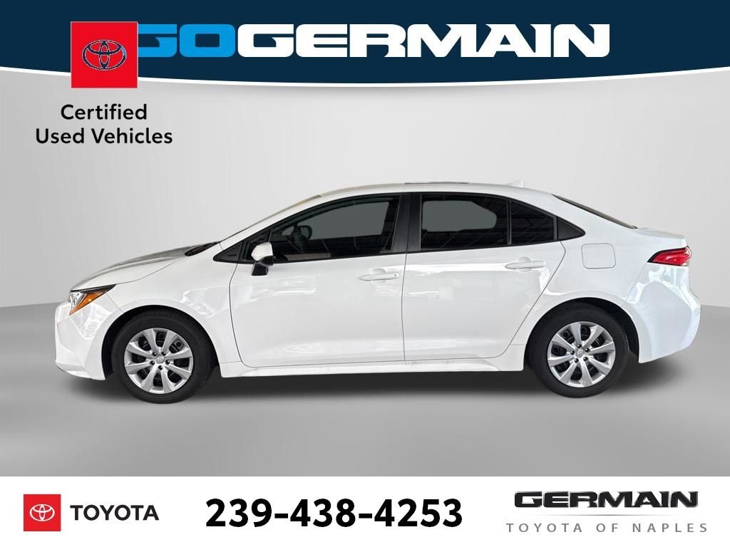 Certified Used 2024 White Toyota LE image 2