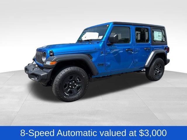 New 2026 Hydro Blue Pearl-Coat Exterior Paint Jeep Sport image 3