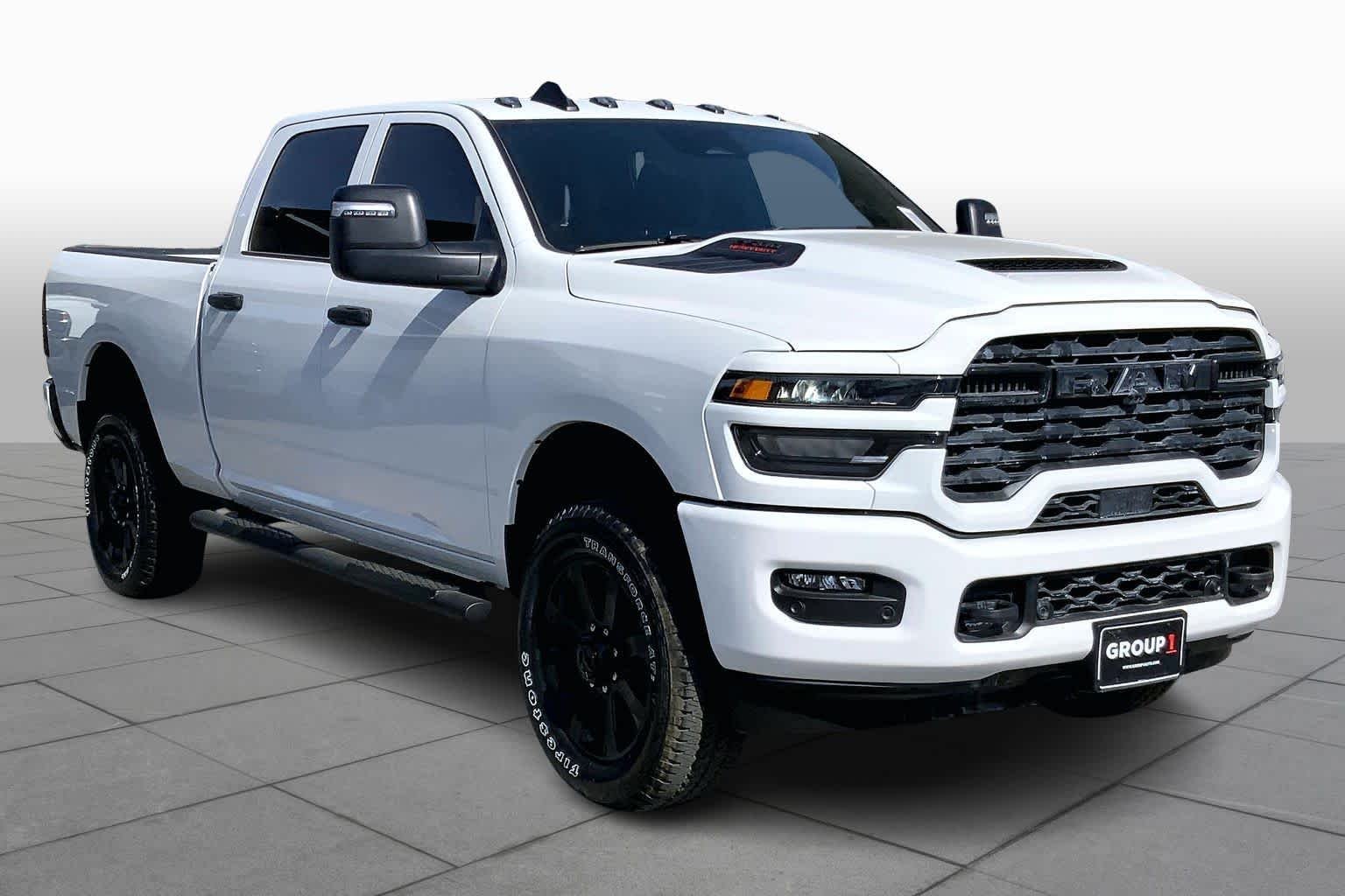 New 2026 Bright White Clear-Coat Exterior Paint RAM Black Express image 2