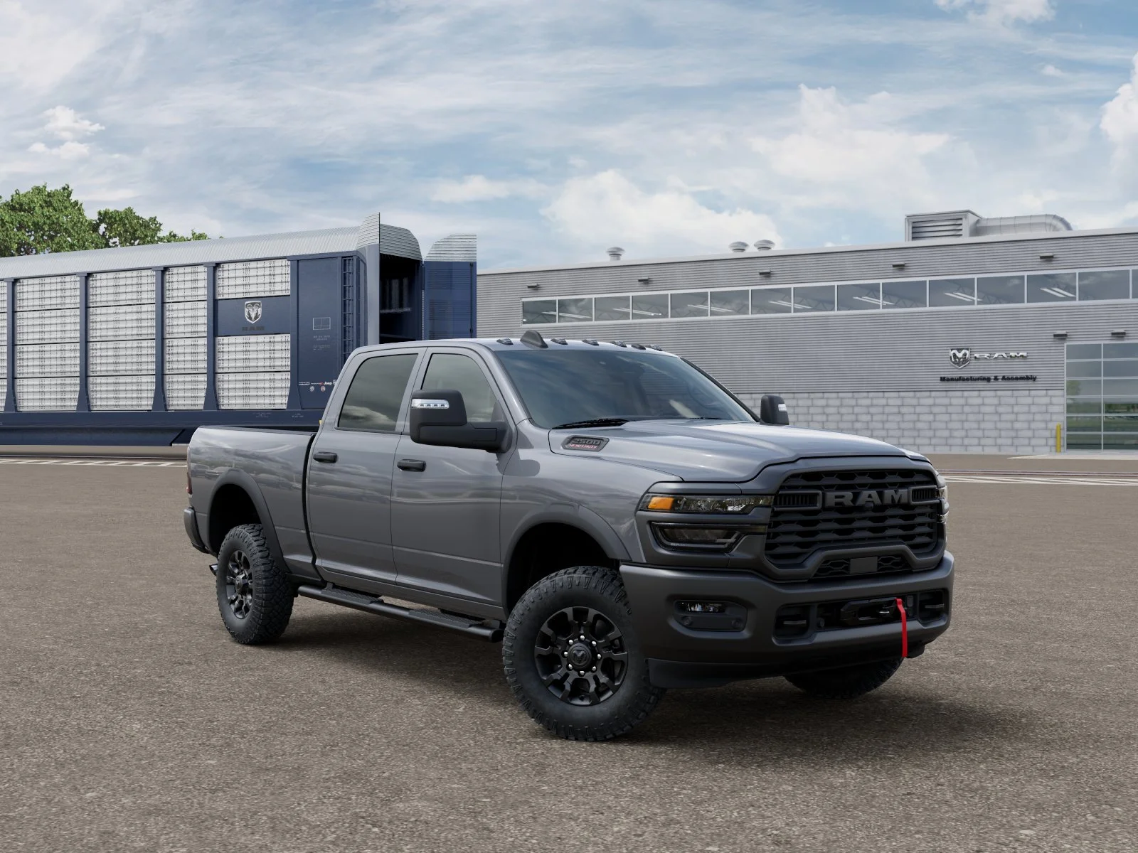 New 2026 Ceramic Gray Clear-Coat Exterior Paint RAM TRADESMAN image 3