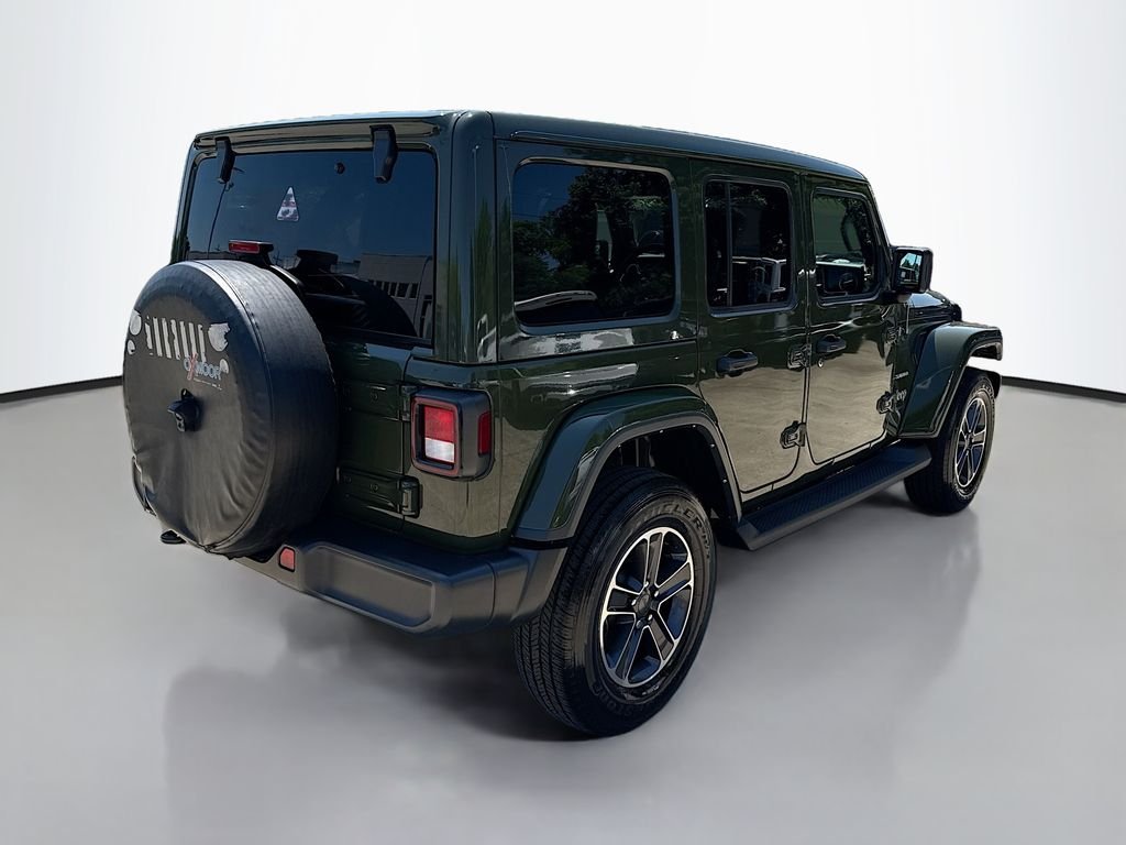 Used 2023 Sarge Green Clearcoat Jeep Sahara image 7