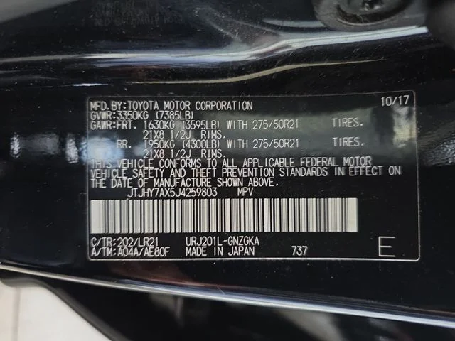Used 2018 Onyx Black Lexus 570 image 40