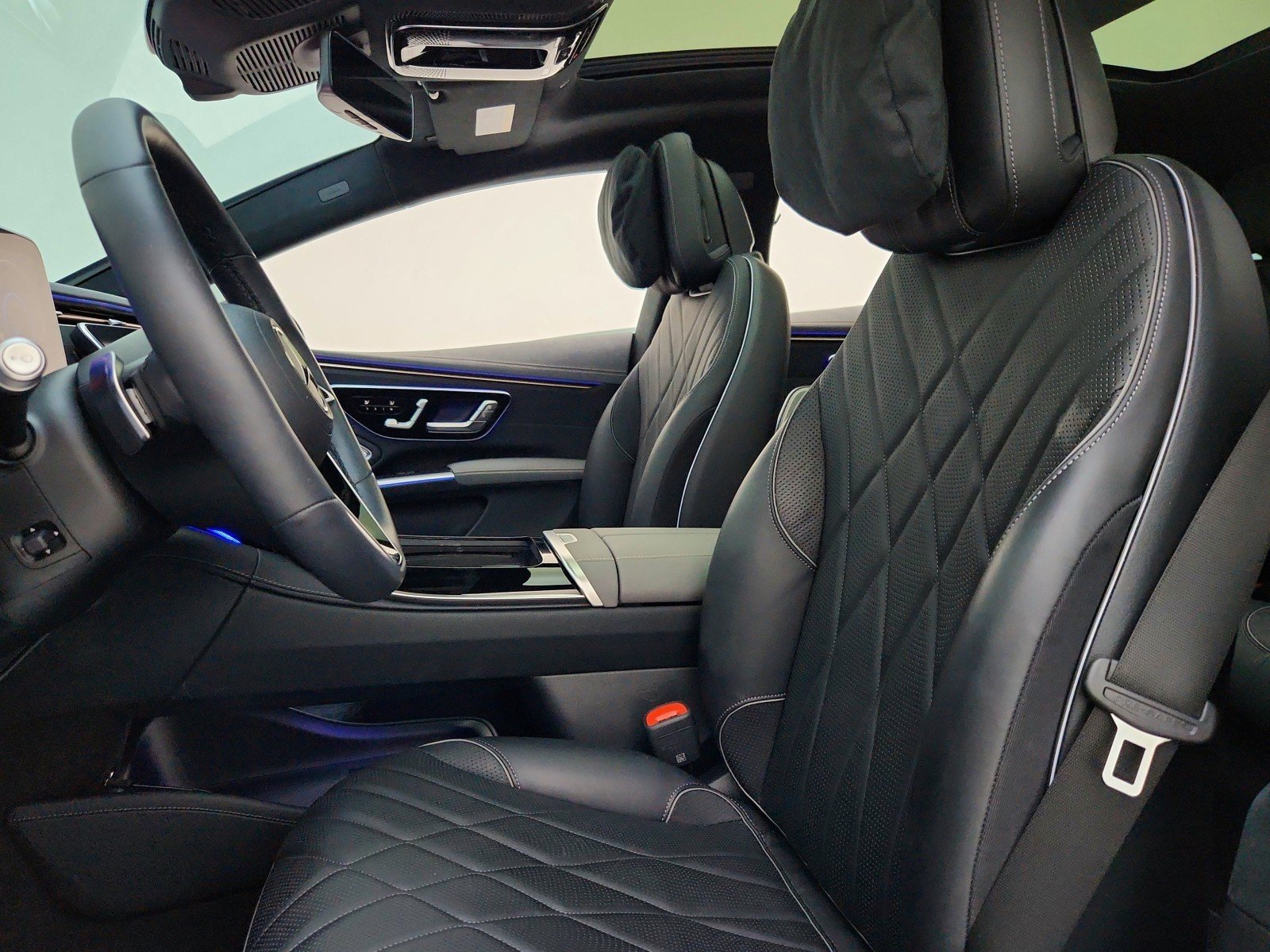 Certified Used 2022 MANUFAKTUR Selenite Grey Magno Mercedes-Benz EQS 450+ Exclusive Trim image 17