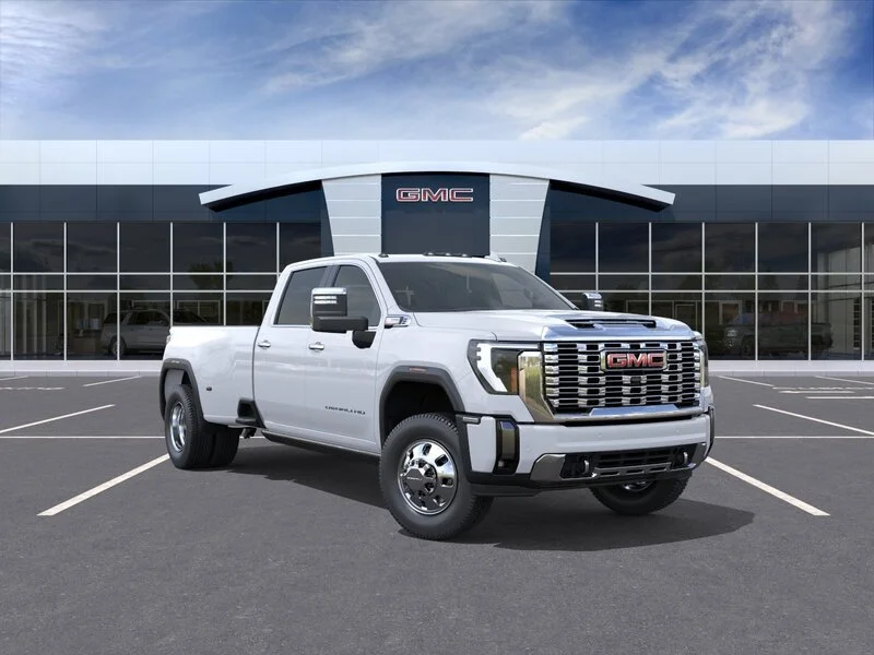 New 2026 Glacier White Tricoat GMC Denali DRW image 1
