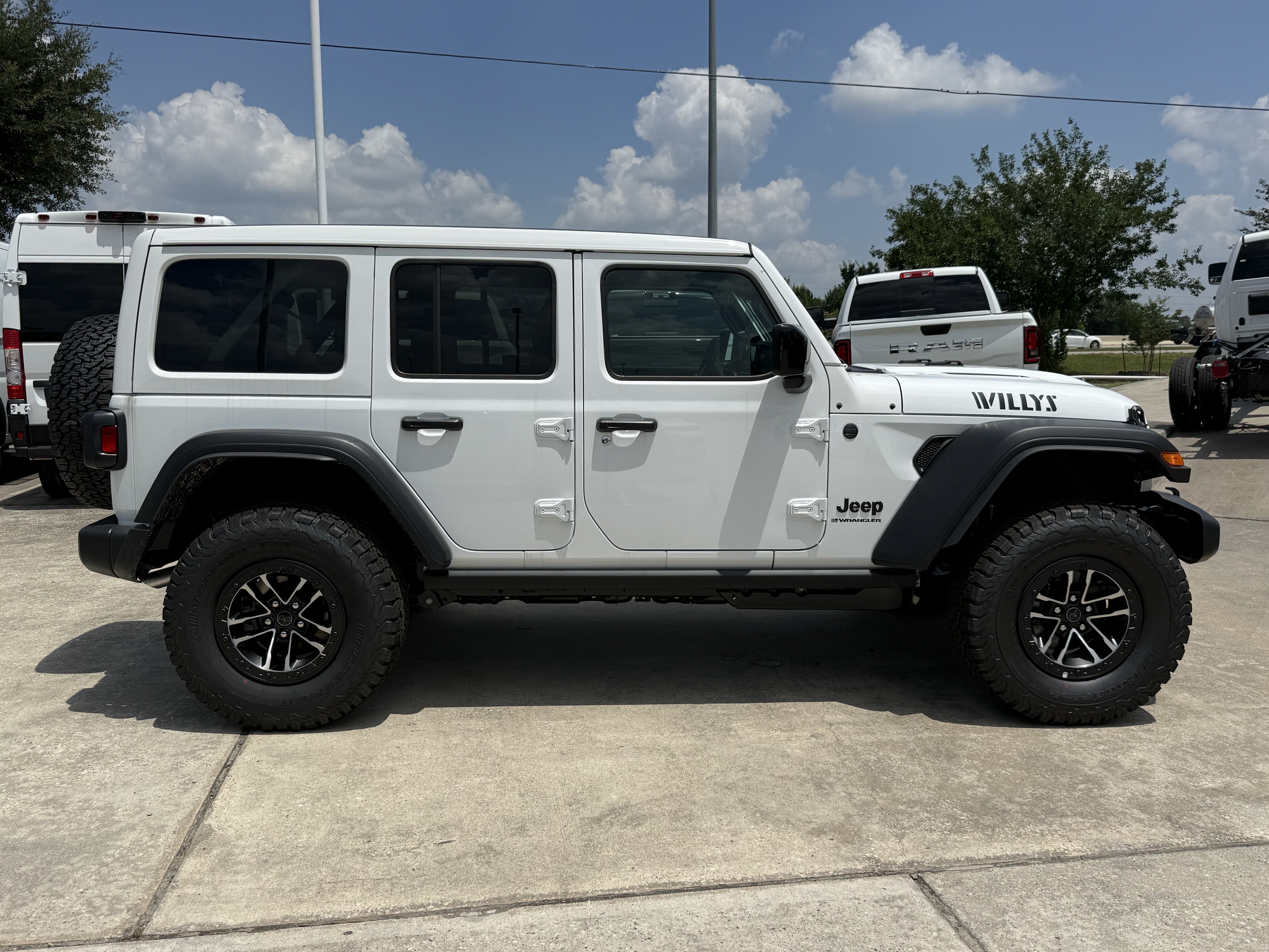 New 2026 Bright White Clearcoat Jeep Willys image 3