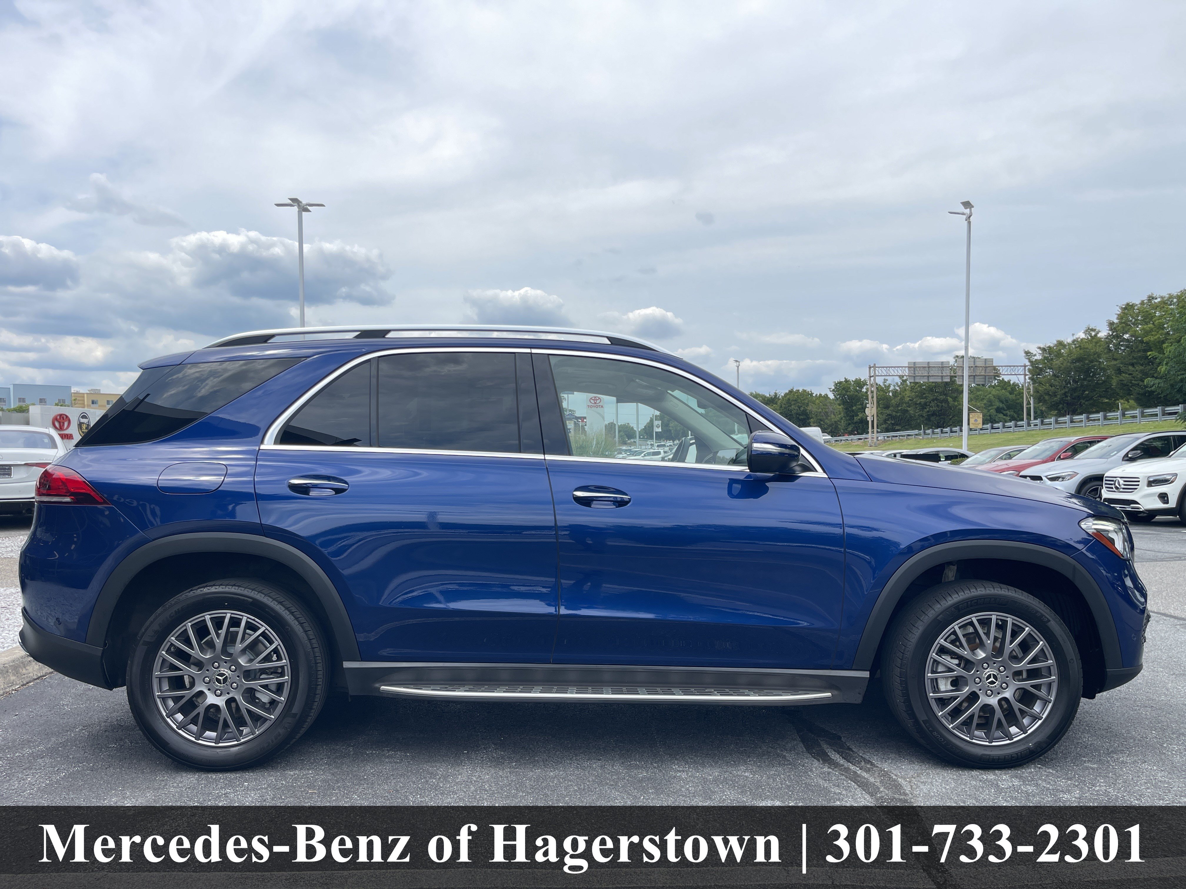 Certified Used 2022 Brilliant Blue Metallic Mercedes-Benz GLE 350 4MATIC® SUV image 38