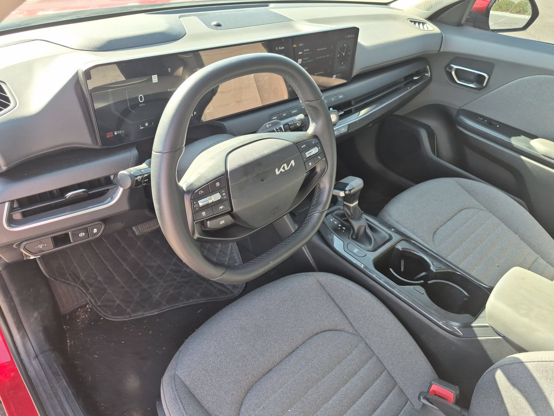 Used 2025 Currant Red Kia EX image 14