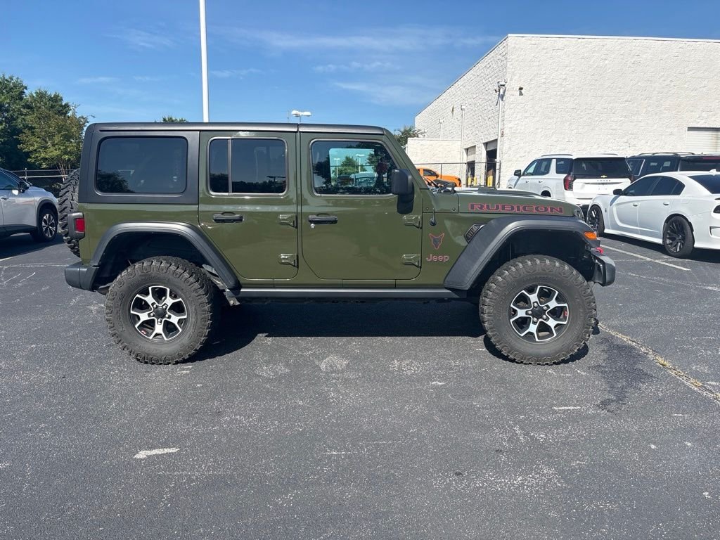 Used 2020 Green Jeep Unlimited Rubicon image 2