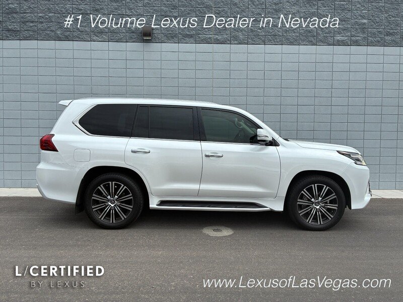 Certified Used 2021 White Pearl Lexus THREE-ROW image 2