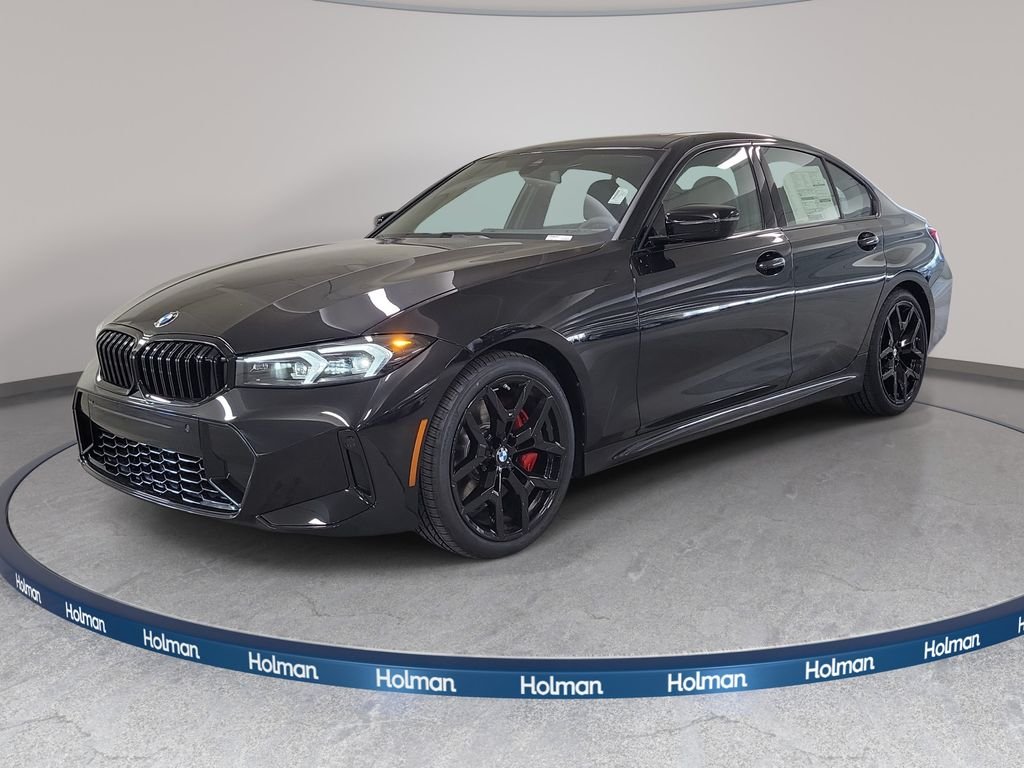 New 2026 Black Sapphire Metallic BMW 330i image 1