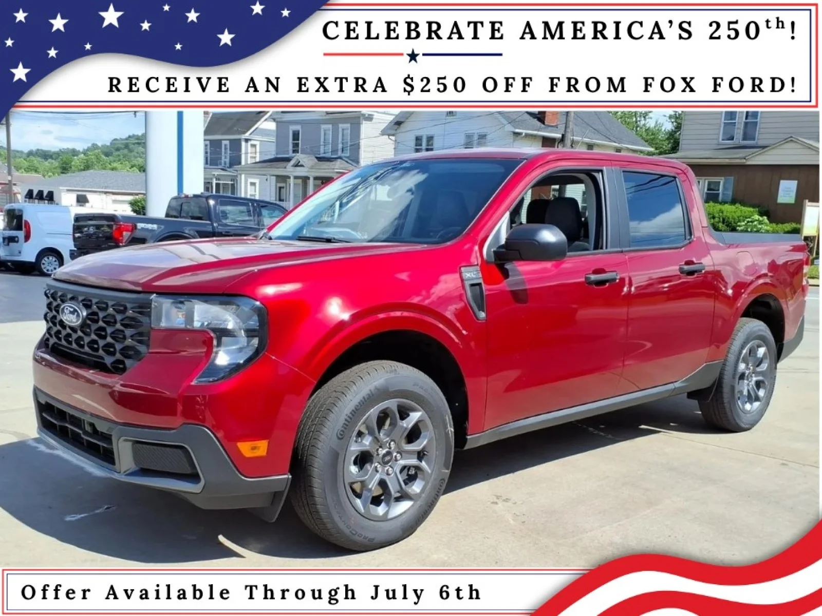 New 2026 Ruby Red Metallic Tinted Clearcoat Ford XLT image 1