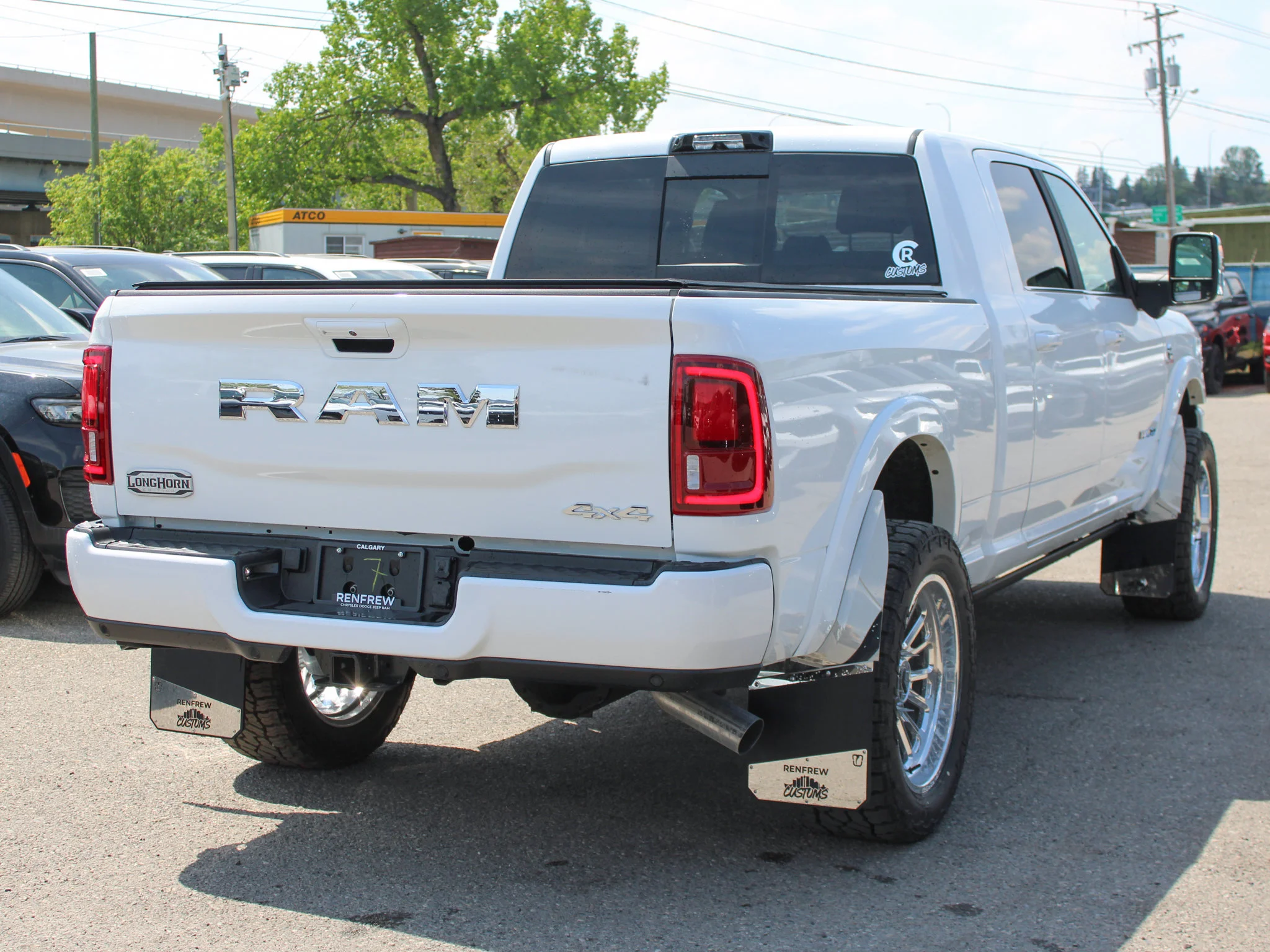 New 2026 White RAM Limited Longhorn*, 2 Inch BDS Lift, Forged 22 Inch Wheels, 35 Inch Tires image 10