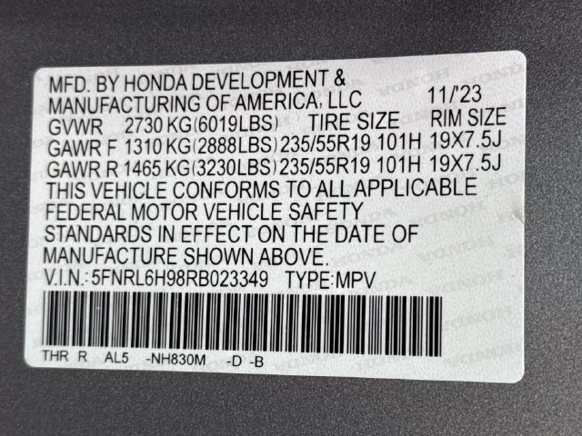 2024 Honda Odyssey Elite - Photo 19