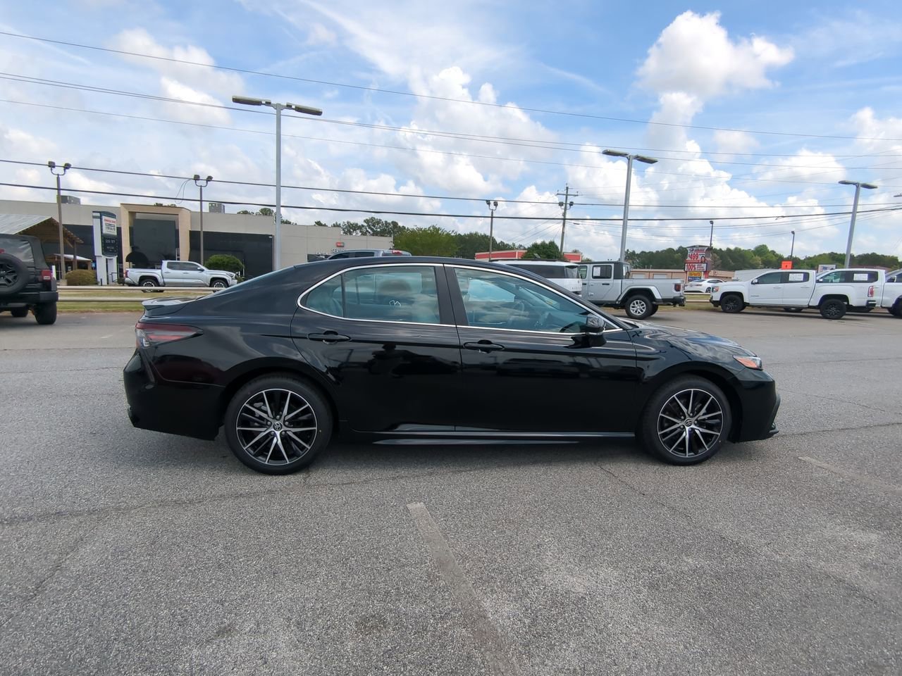 Used 2022 Black Toyota SE image 3