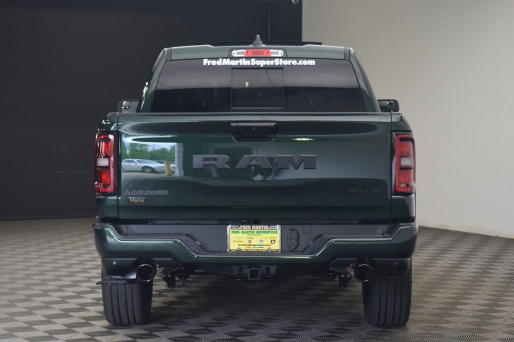 New 2026 Serrano-Green Metallic Exterior Paint RAM Laramie image 11