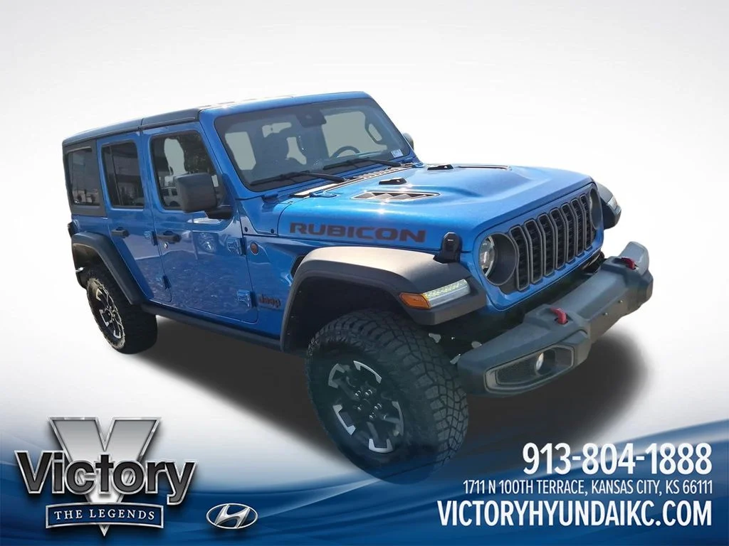 Used 2025 Blue Jeep Rubicon image 7