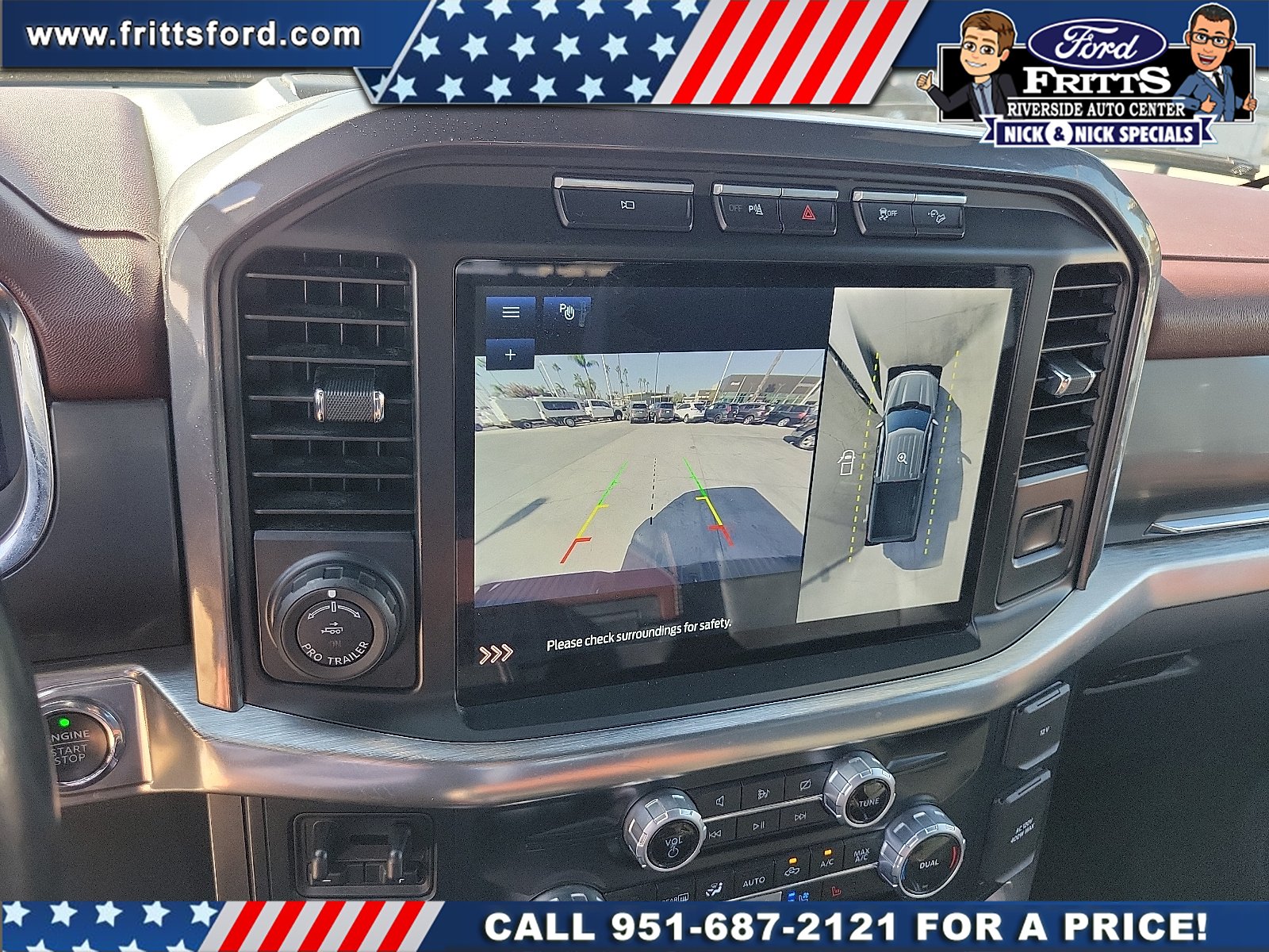 Certified Used 2023 White Metallic Ford LARIAT image 11