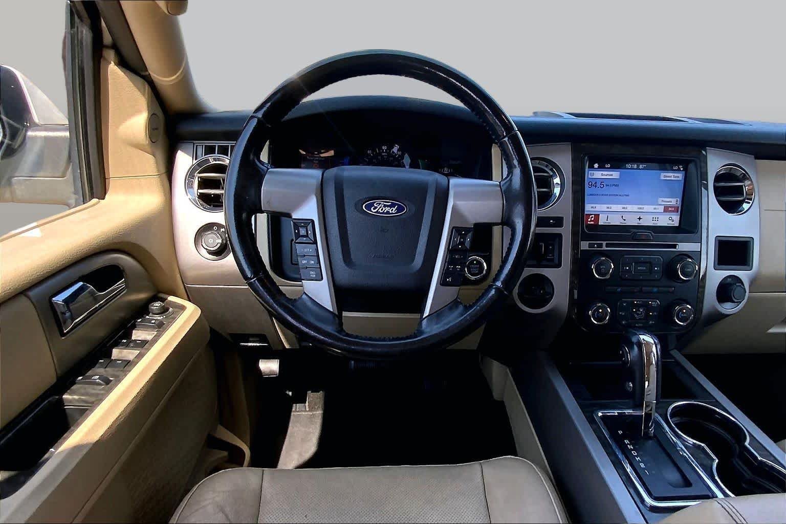 Used 2017 White Platinum Metallic Tri-Coat Ford Limited image 6