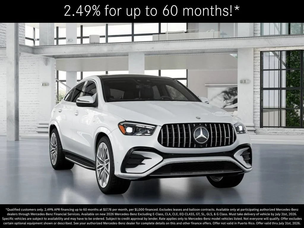 New 2026 MANUFAKTUR Moonlight White Metallic Mercedes-Benz AMG® GLE 53 4MATIC+ Coupe image 51