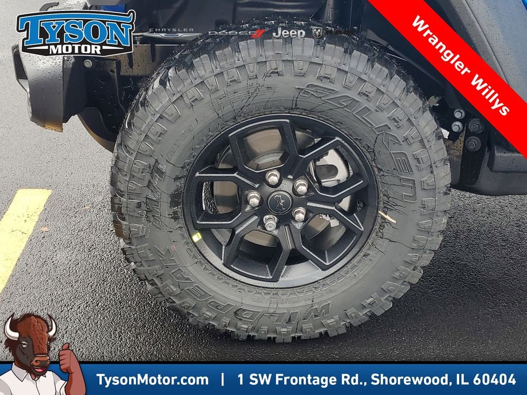New 2026 Hydro Blue Pearl-Coat Exterior Paint Jeep Willys image 7
