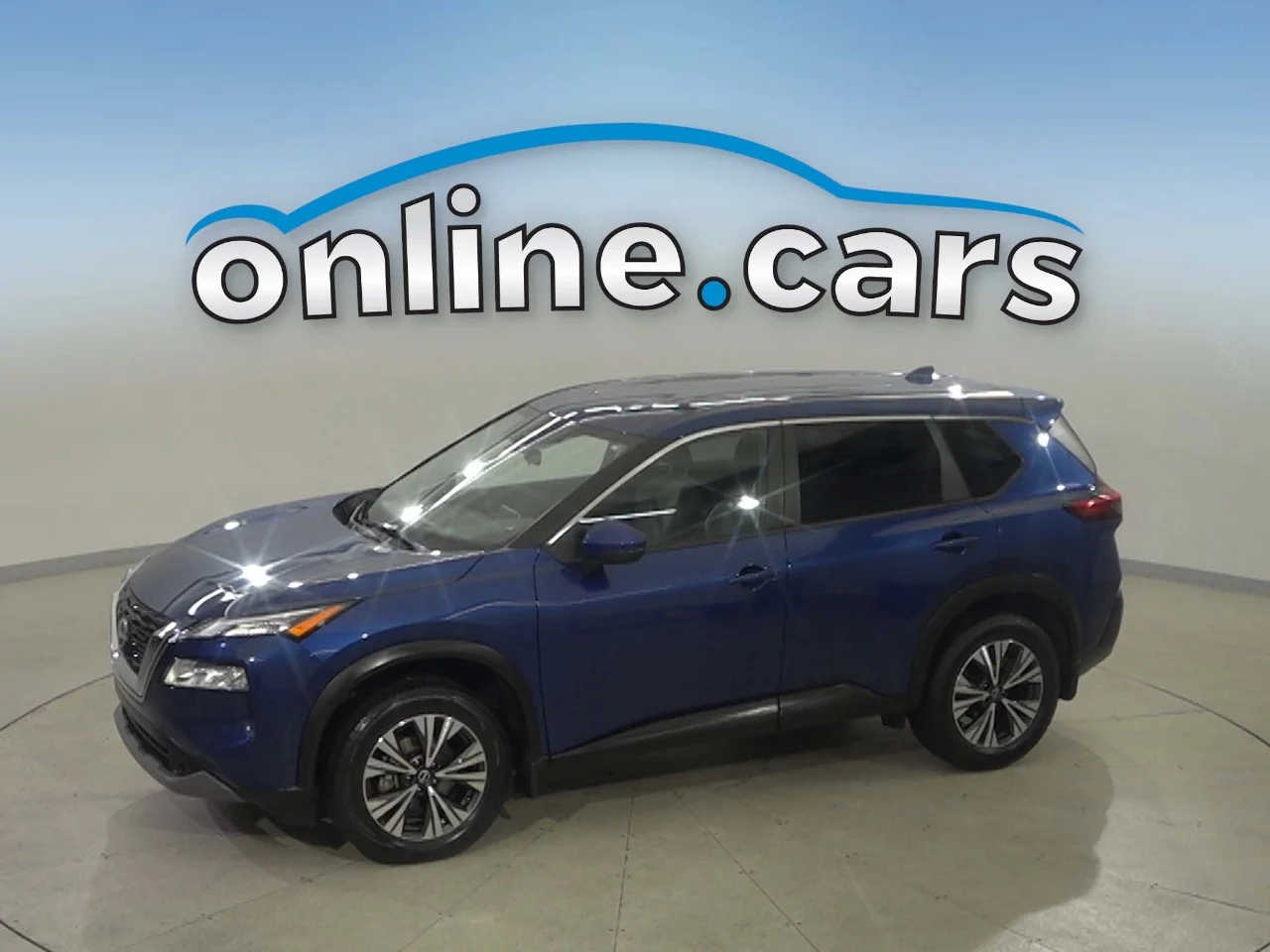 Used 2023 Blue Nissan SV image 1