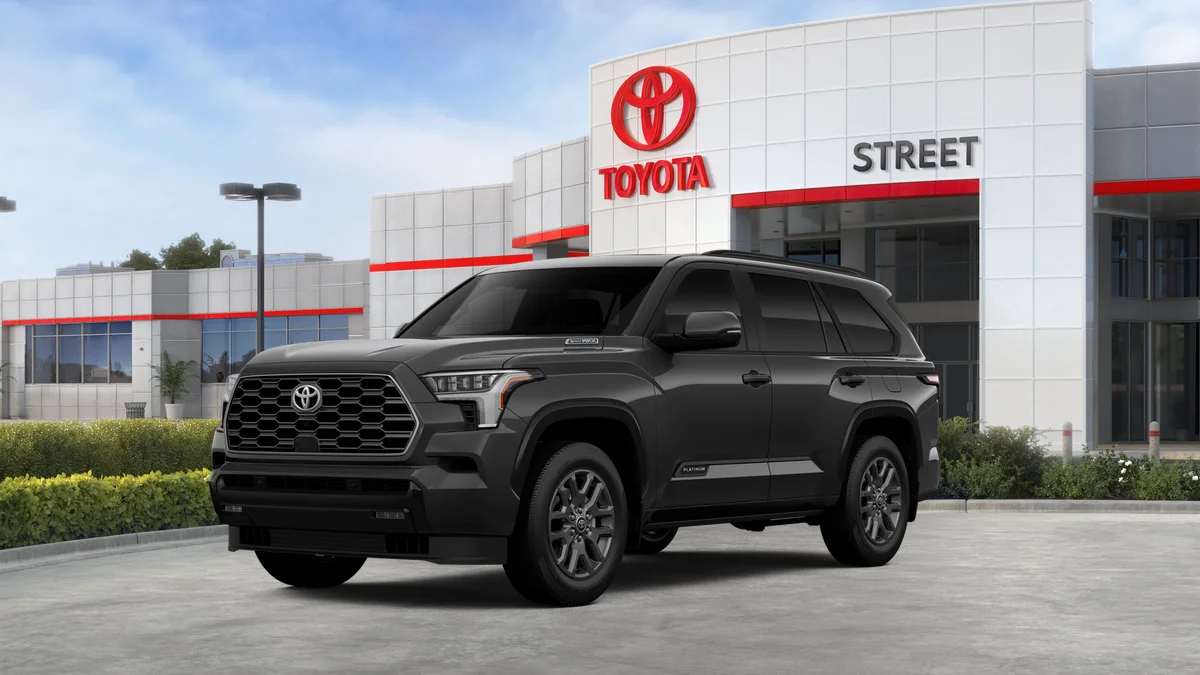 New 2026 Magnetic Gray Metallic Toyota Platinum image 2