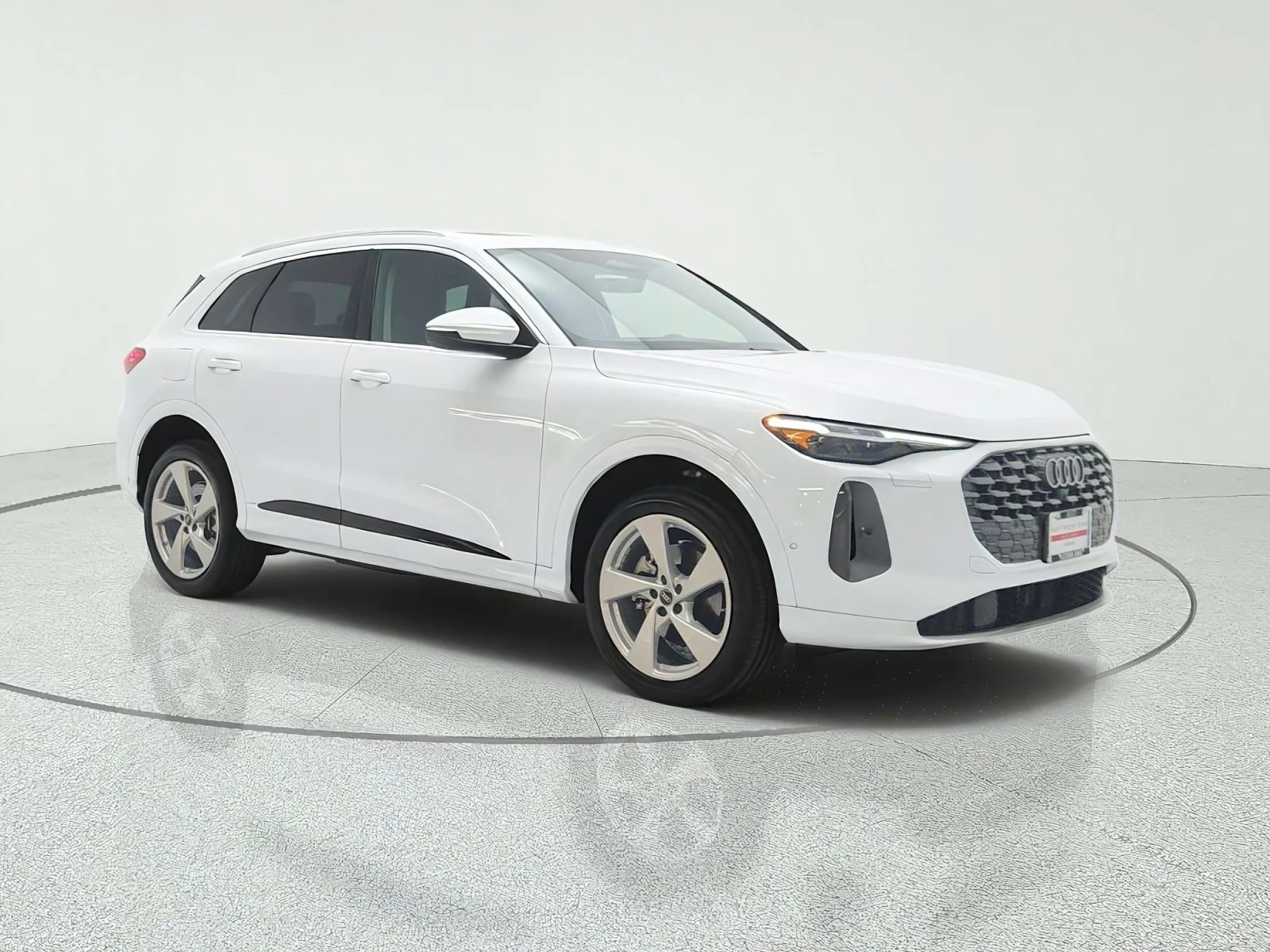 Used 2025 Glacier White Metallic Audi Premium Plus image 3