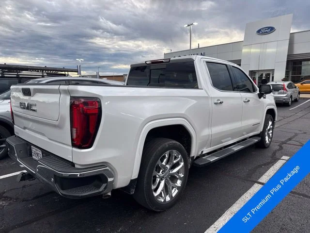 Used 2021 White Frost Tri-Coat GMC SLT image 7