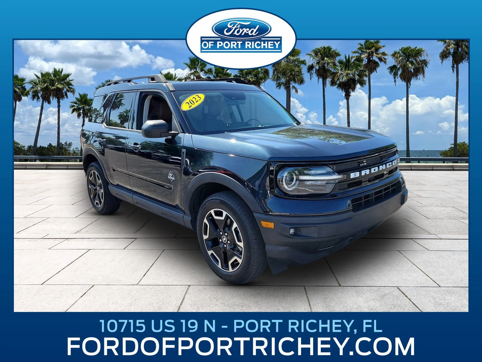 Certified Used 2023 Alto Blue Metallic Tinted Clearcoat Ford Outer Banks image 1