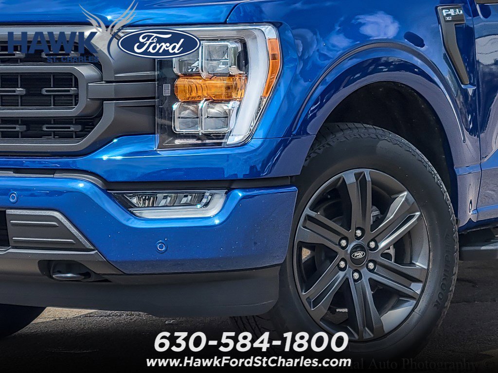 Certified Used 2023 Blue Metallic Ford XLT image 3