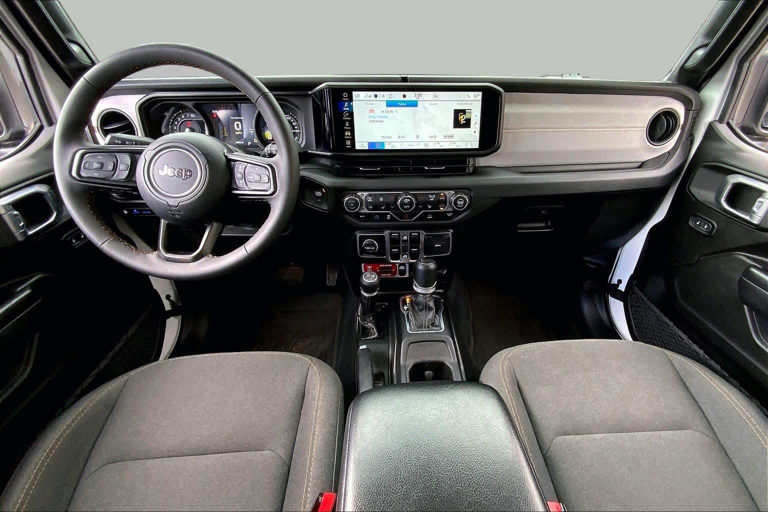 Used 2024 Bright White Clearcoat Jeep Willys image 16