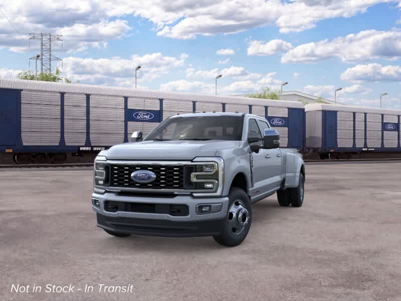 New 2026 Glacier Gray Metallic Tri-Coat Ford F-350 DRW Pickup Platinum image 2