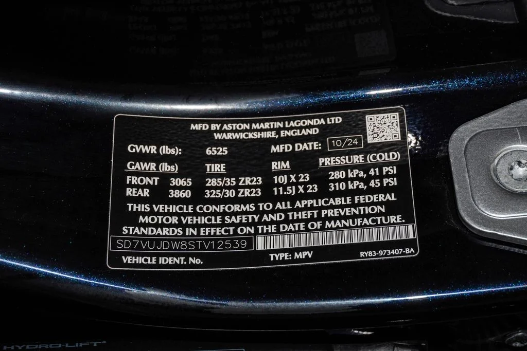 Used 2025 Ultramarine Black Aston Martin 707 image 35