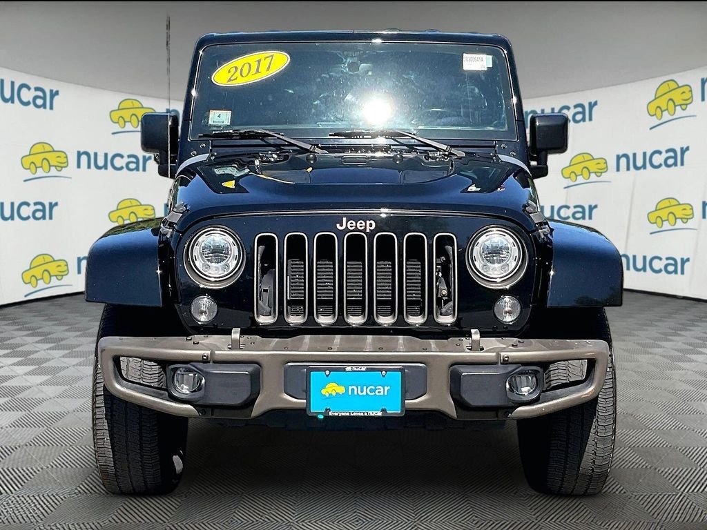 Used 2017 Black Jeep Unlimited Sahara image 2