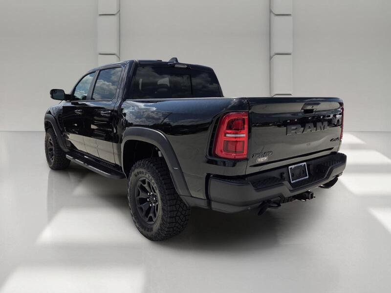 New 2026 Diamond Black Crystal Pearl-Coat Exterior Paint RAM RHO 4X4 CREW CAB 5