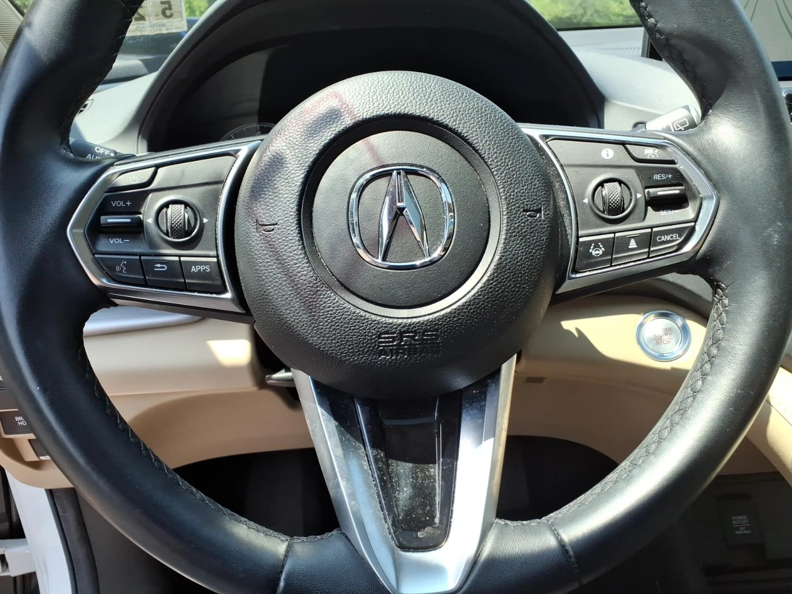 Used 2024 Platinum White Pearl Acura SH-AWD TECH image 10