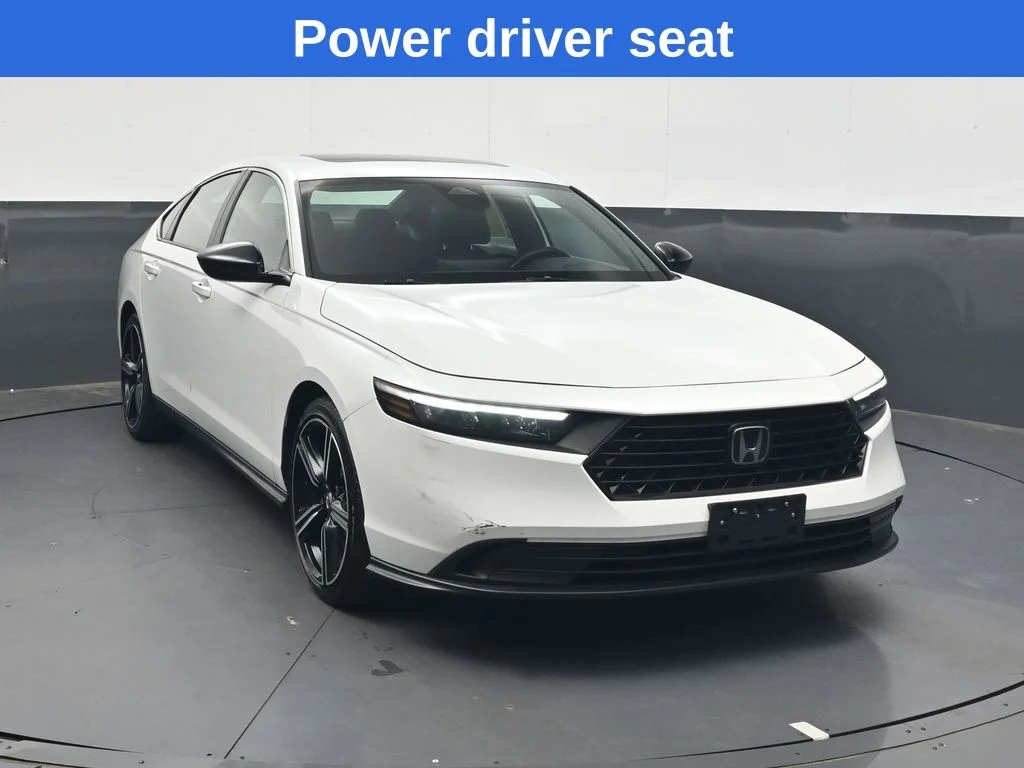 Used 2024 Platinum White Pearl Honda Sport image 2