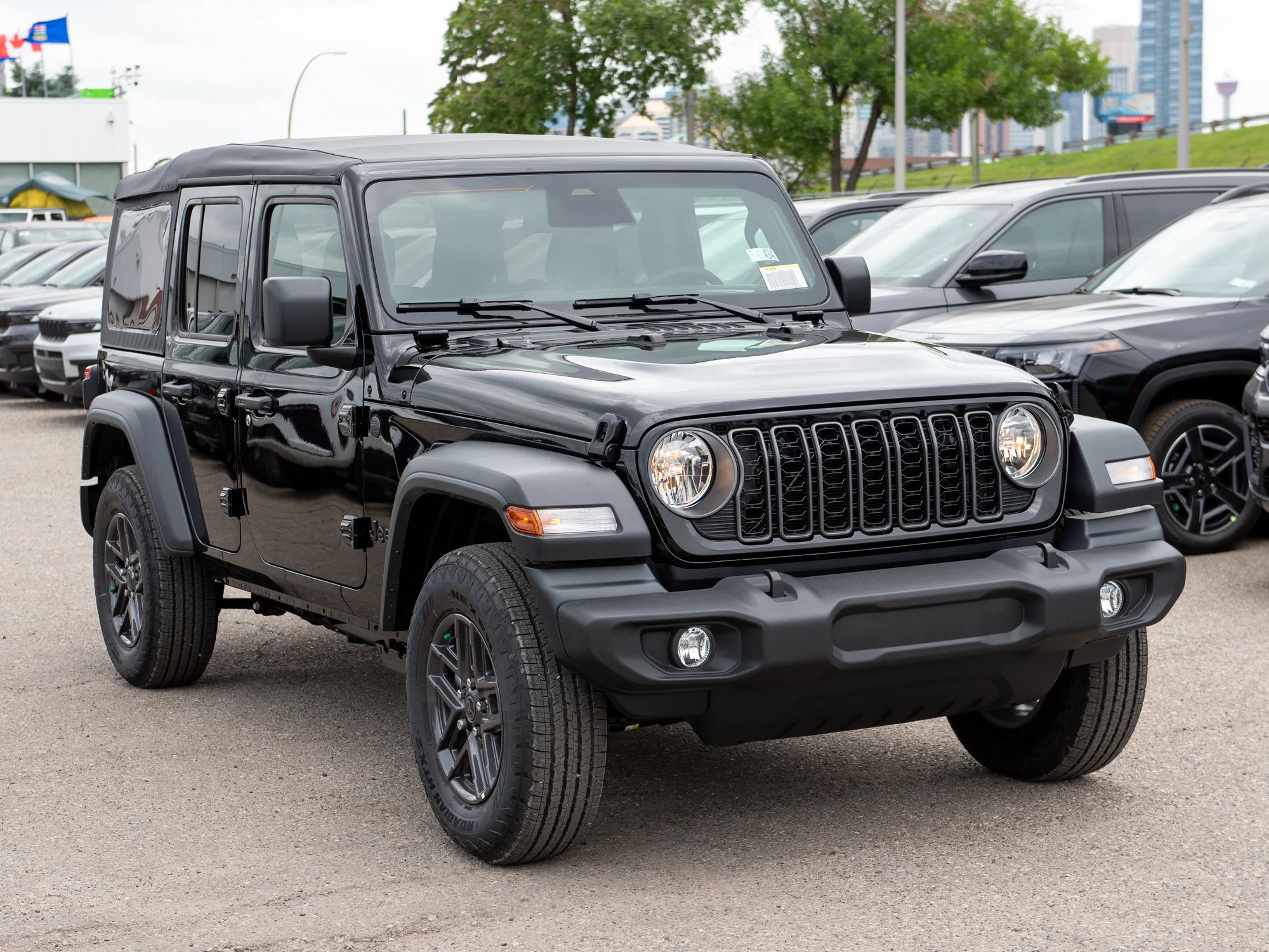 New 2026 Black Jeep Sport S* image 6
