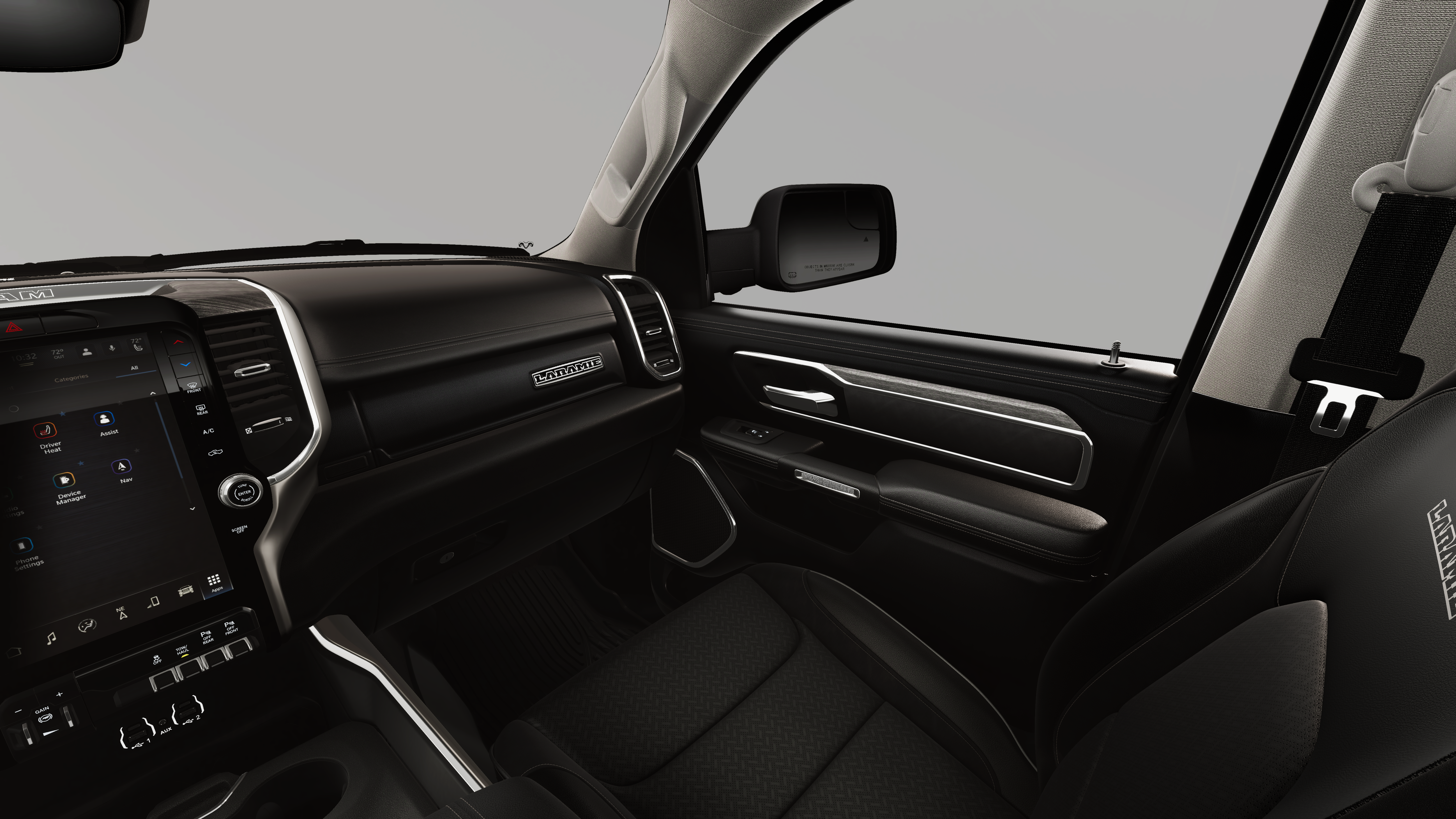New 2026 Diamond Black Crystal Pearl-Coat Exterior Paint RAM LARAMIE image 33