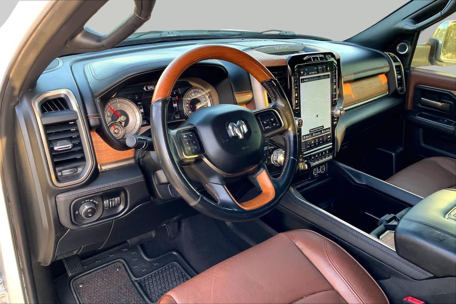 Used 2020 Bright White Clearcoat Ram Longhorn image 18