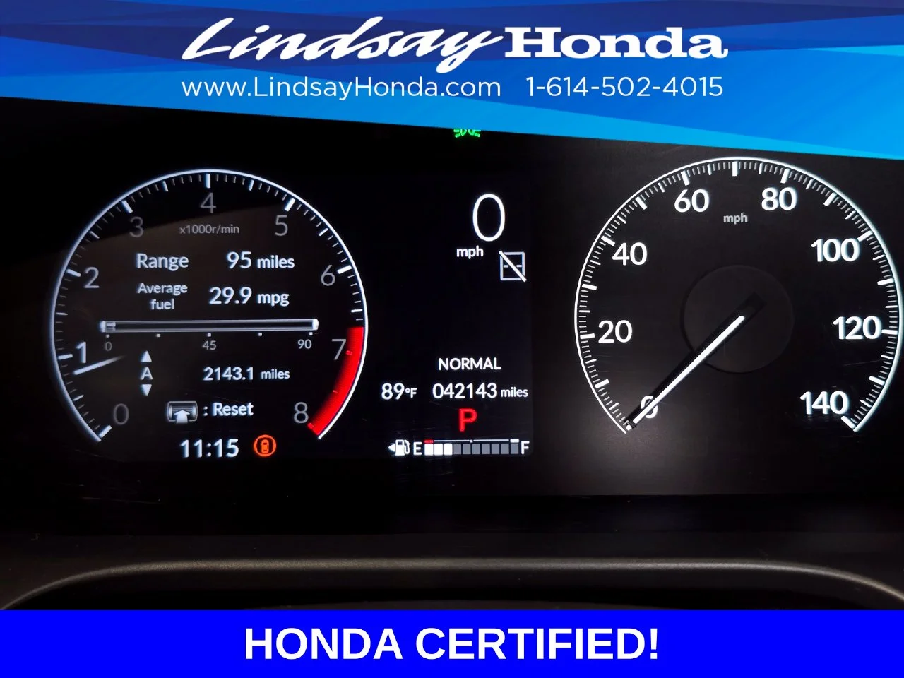 Certified Used 2025 Milano Red Honda Sport image 15