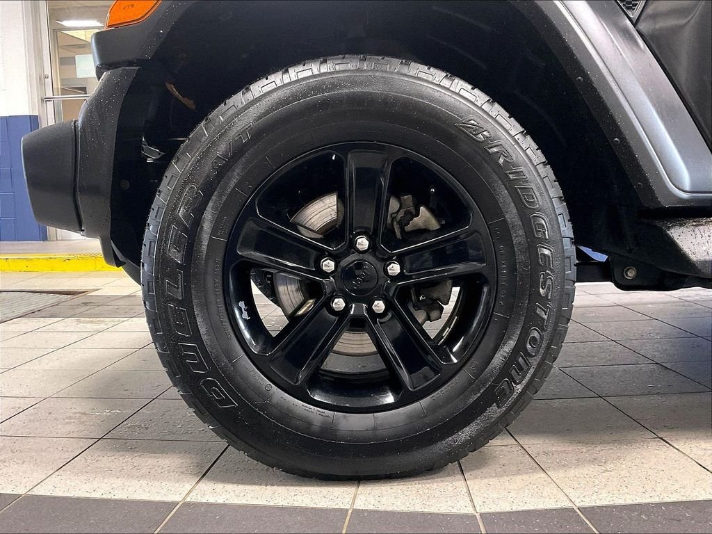 Used 2021 Black Jeep Unlimited Sport Altitude image 7