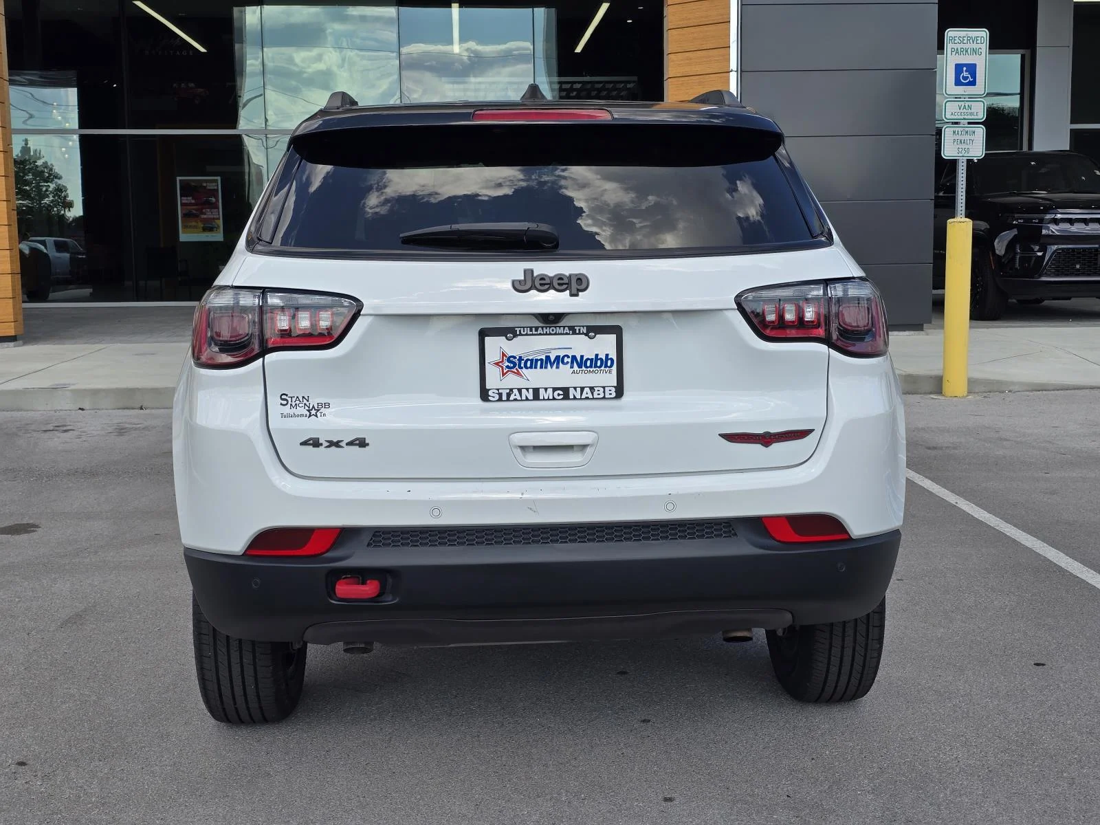 Used 2024 Bright White Clearcoat Jeep Trailhawk image 6