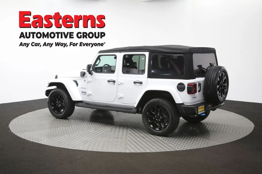Used 2022 White Jeep Unlimited Sahara 4xe image 64