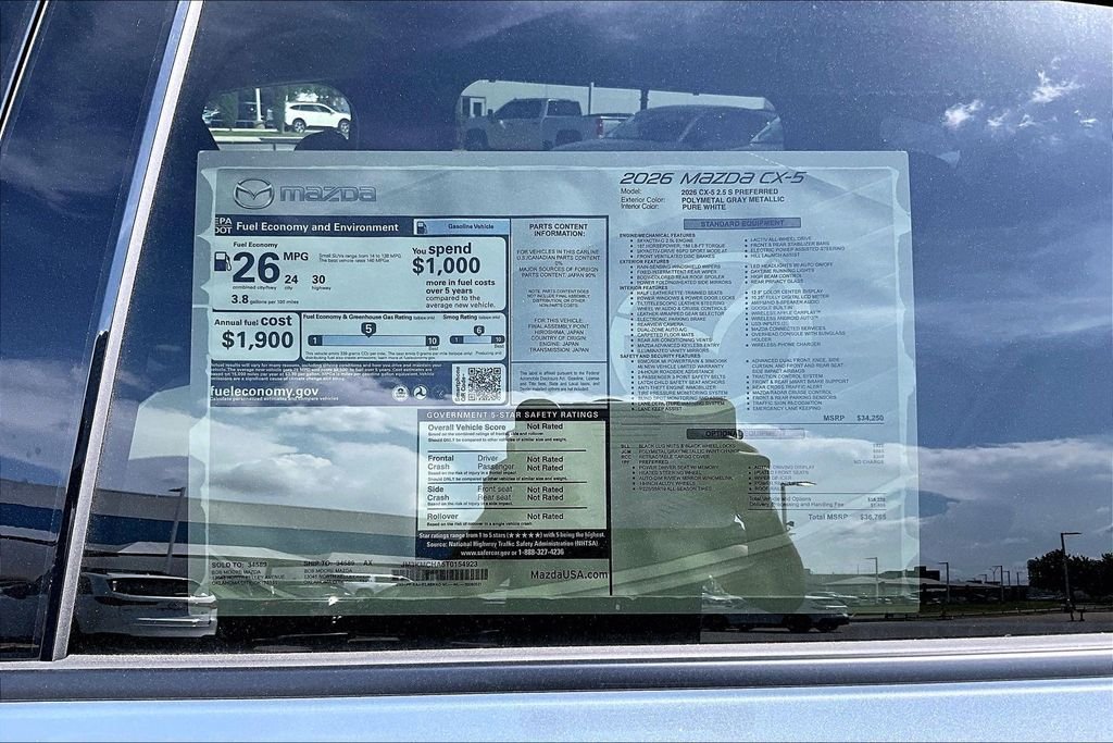 New 2026 Polymetal Gray Metallic Mazda 2.5 S Preferred AWD image 13