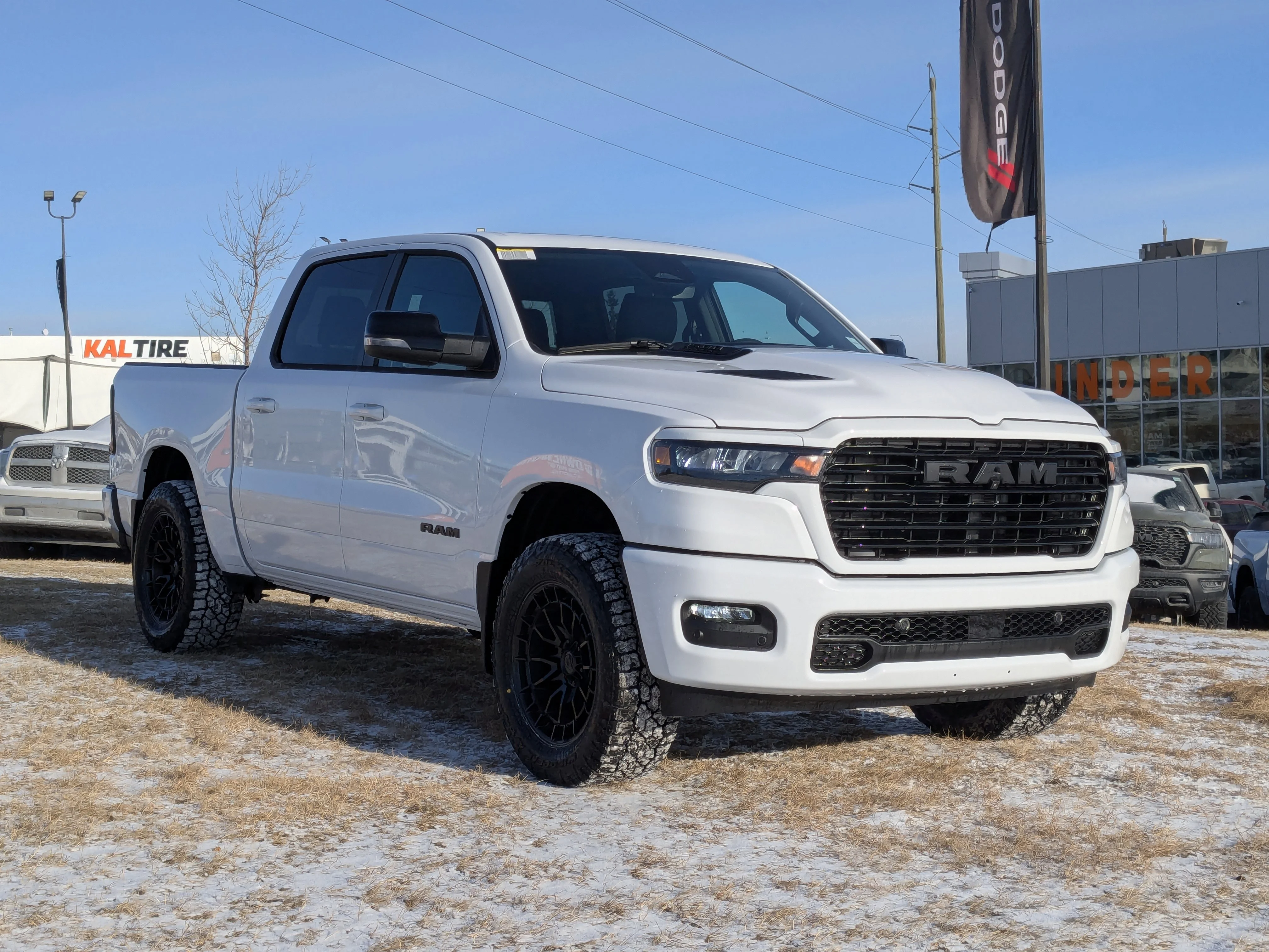 New 2026 White RAM Sport - FUEL RIMS - A/T TIRES - LIFTED & TONS MORE! image 2
