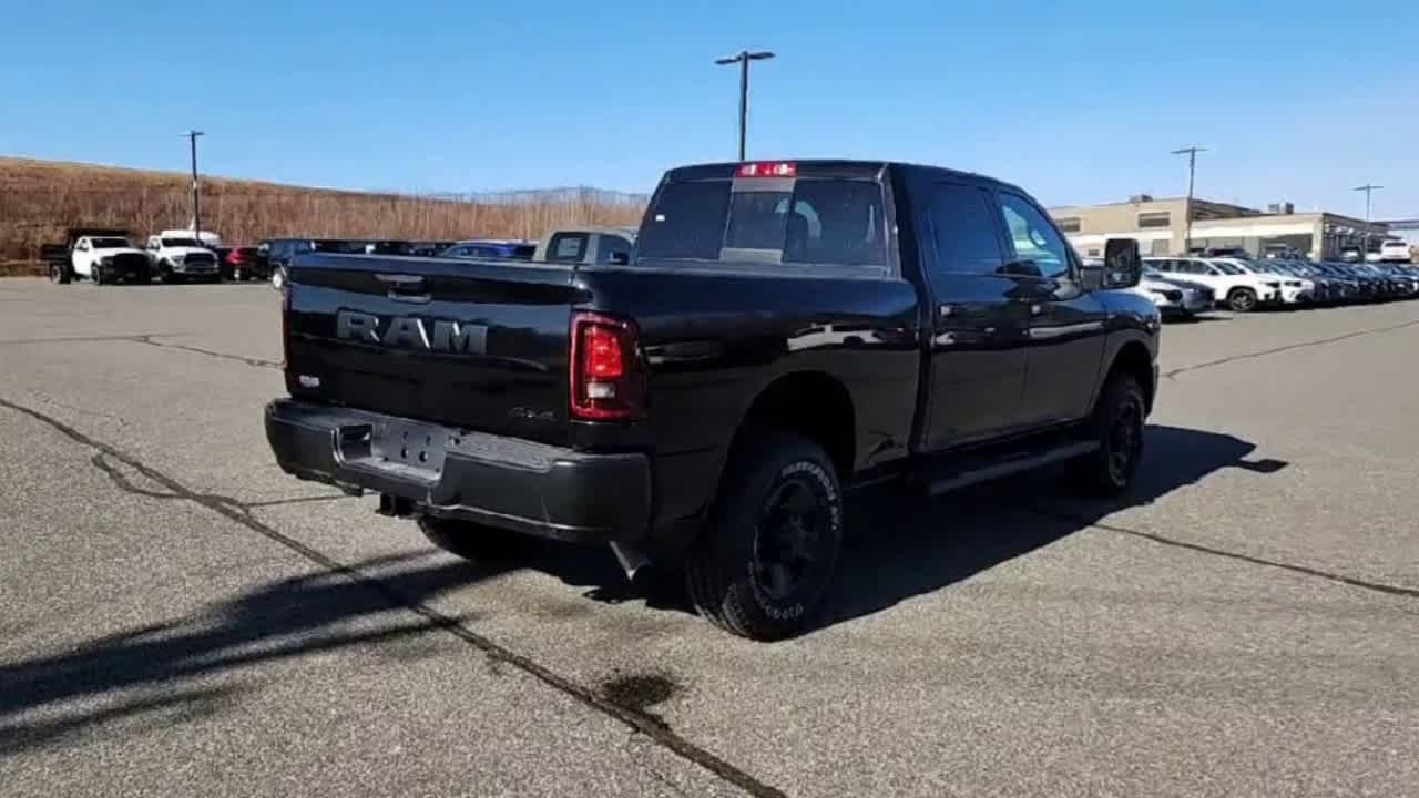 New 2026 Diamond Black Crystal Pearlcoat RAM Tradesman image 4