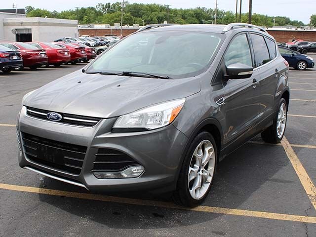 Used 2014 Ford Escape Titanium with VIN 1FMCU0JX4EUA91329 for sale in North Olmsted, OH